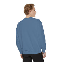 Load image into Gallery viewer, Cozy Faith Sweatshirt | Unisex Garment-Dyed Graphic Sweatshirt, Thanksgiving Apparel, Bible Verse Clothing, Church Wear, Fall Fashion