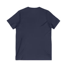Load image into Gallery viewer, Thanksgiving V-Neck Tee - Turkey Gravy Beans Rolls Casserole Shirt, Fall Apparel, Holiday Gift, Family Gatherings, Casual Wear