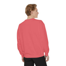Load image into Gallery viewer, Cozy Faith Sweatshirt | Unisex Garment-Dyed Graphic Sweatshirt, Thanksgiving Apparel, Bible Verse Clothing, Church Wear, Fall Fashion