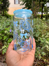 Load image into Gallery viewer, Seashell Turtle Glass Can Wrap: Summer UV DTF Decal